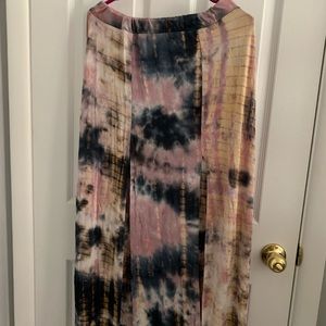 Boutique tie dye skirt